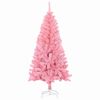 vidaXL Kerstboom met 150 LED met standaard Roze 120 cm PVC