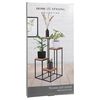 Home&Styling Plantenstandaard met 4 planken naturel en zwart
