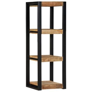 vidaXL Wandschap 35x35x100 cm massief ruw mangohout