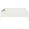 vidaXL Plantenbak verhoogd 100x100x33,5 cm staal wit