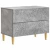 vidaXL Nachtkastje Betongrijs 62 x 34,5 x 48 cm Bewerkt hout