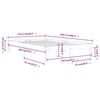 vidaXL Bedframe massief grenenhout wit 120x200 cm