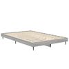 vidaXL Bedframe bewerkt hout grijs sonoma eikenkleurig 120x190 cm