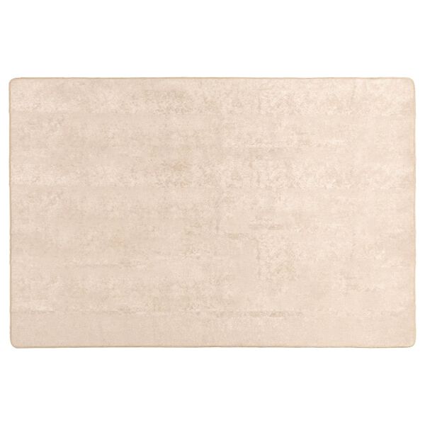 vidaXL Vloerkleedloper MARSA Cr&egrave;me 170 x 120 cm Polyester en PVC