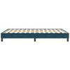 vidaXL Boxspring zonder matras fluweel donkerblauw 120x210 cm
