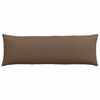 vidaXL Sofa Kussens 2 stuks Bruin 120 x 40 cm Stof