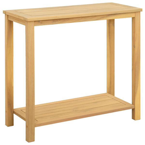 vidaXL Tuin Console Tafel met opslag Licht acacia 80 x 35 x 75 cm