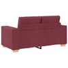 vidaXL Loveseat Bank Wijnrood 160x77x82 cm Stof