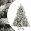 vidaXL Kunstkerstboom met kerstbal 120 cm 150 LED's Warmwit