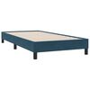 vidaXL Boxspring zonder matras fluweel donkerblauw 80x210 cm