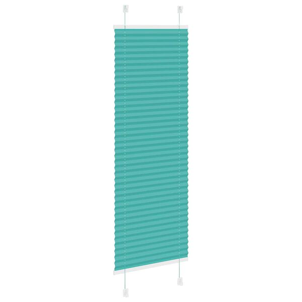 vidaXL Pliss&eacute; rolgordijn 50x150 cm stofbreedte 49,4 cm petrol groen