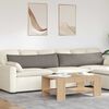 vidaXL Sofa Kussens 2 stuks Taupe 145 x 40 cm Stof
