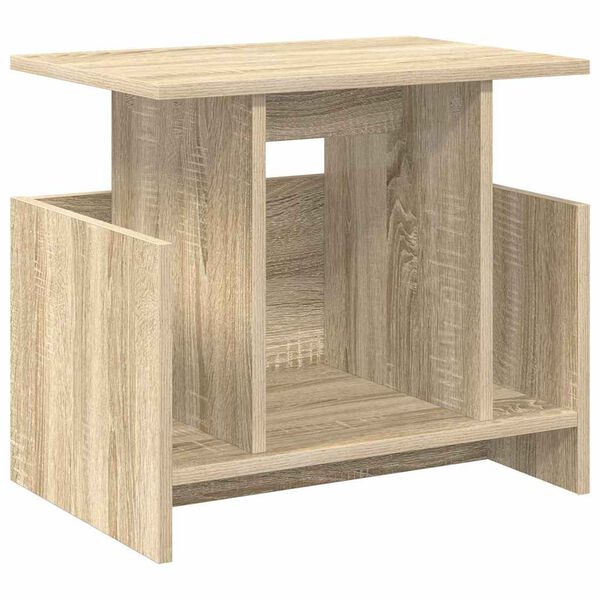 vidaXL TV-standaard Sonoma Eiken 50 x 35 x 45 cm Bewerkt hout