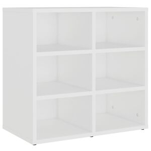 vidaXL Schoenenkast 52,5x30x50 cm wit