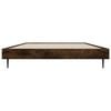 vidaXL Bedframe zonder matras hout gerookt eikenkleurig 90x200 cm