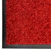 vidaXL Deurmat wasbaar 60x90 cm rood