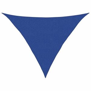 vidaXL Zonnezeil 160 g/m&sup2; 2,5x2,5x3,5 m HDPE blauw