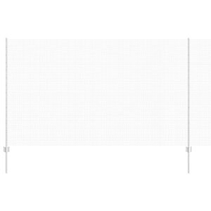 vidaXL Hek met Paal Grijs