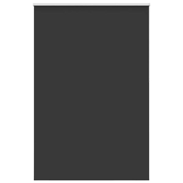 vidaXL Rolgordijn verduisterend 155x210 cm stofbreedte 151,6 cm zwart