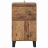 vidaXL Dressoir met lade Oud hout 35 x 40 x 70 cm Bewerkt hout