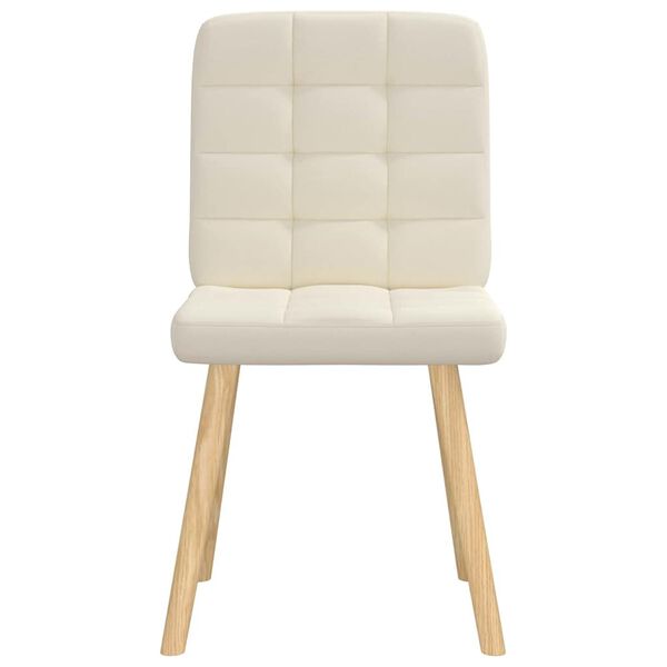 vidaXL Eetkamerstoelen 4 st linnen