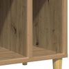 vidaXL Platenkast 100x38x48 cm bewerkt hout artisanaal eikenkleur