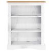 vidaXL Boekenkast 3 schappen 81x29x100 cm grenenhout Corona-stijl wit
