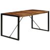vidaXL Eettafel 160x80x75 cm massief acaciahout