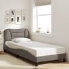 vidaXL Bedframe zonder matras "Hvar" 90x200 cm stof taupe