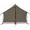 vidaXL Tent 2-persoons waterdicht bruin