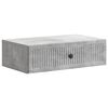 vidaXL Wandmontage Zijtafel Betongrijs 59 x 34,5 x 17 cm Bewerkt hout