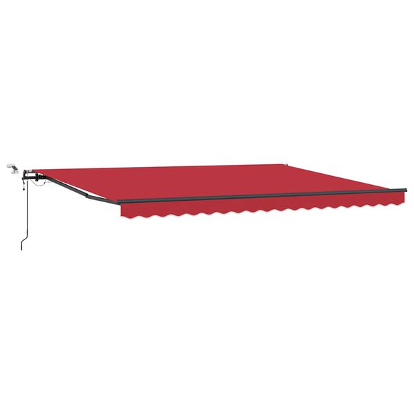vidaXL Luifeldoek met Rood 450 &times; 300 cm Polyester