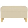 vidaXL Voetenbank 70x55x41 cm stof cr&egrave;mekleurig