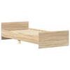 vidaXL Bedframe zonder matras hout sonoma eikenkleurig 90x190 cm