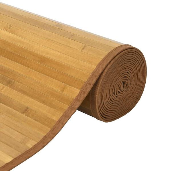 vidaXL Vloerkleed rechthoekig 60x300 cm bamboe naturel