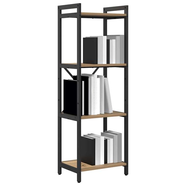 vidaXL Boekenkast Artisan Eiken 40 x 30 x 119 cm Bewerkt hout