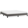 vidaXL Bedframe kunstleer grijs 160x200 cm