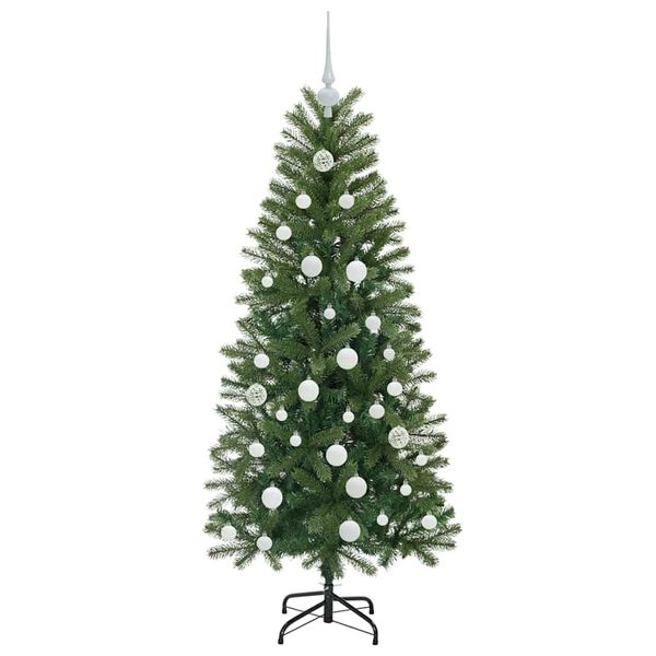 vidaXL Kunstkerstboom met 150 LED met standaard Groen 150 cm PE en PVC
