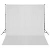 vidaXL Fotostudioset met verlichtingsset, achtergrond en reflector
