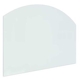 vidaXL Vuurplaats Glazen Plaat Doorzichtig 80 x 60 cm Glas