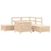 vidaXL 6-delige Loungeset massief grenenhout