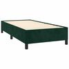 vidaXL Bedframe zonder matras 90x190 cm fluweel donkergroen