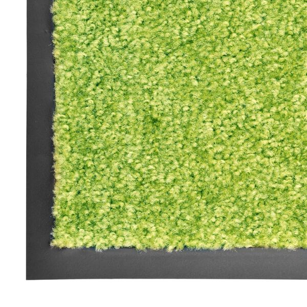 vidaXL Deurmat wasbaar 60x90 cm groen