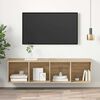 vidaXL Tv-wandmeubel 37x37x142,5 cm bewerkt hout sonoma eikenkleurig