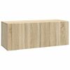 vidaXL Wandbeugel TV-kast Sonoma Eiken 78,5 x 31 x 30 cm Bewerkt hout