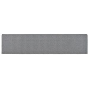 vidaXL Tapijtloper 80x400 cm donkergrijs