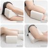 vidaXL Knee Pillow Wit Traagschuim en polyester 26 x 21,5 x 15 cm