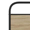 vidaXL Bedframe zonder matras bewerkt hout sonoma eikenkleur 75x190 cm