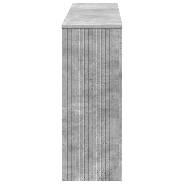 vidaXL Wandtafel Beton Grijs 155 x 29 x 74 cm Geconstrueerd hout