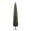 vidaXL Kunstkerstboom Groen 300 cm PVC en Staal en Kunststof